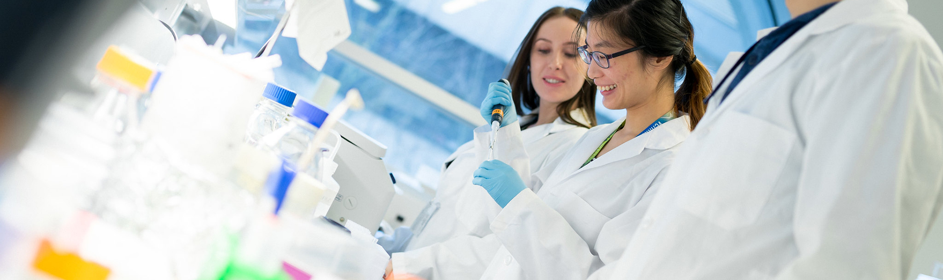 Science students in lab